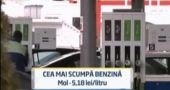 Pretul benzinei a ajuns la 5,9lei/litru