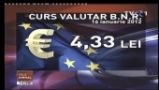 Euro este cotat la 4,33 lei